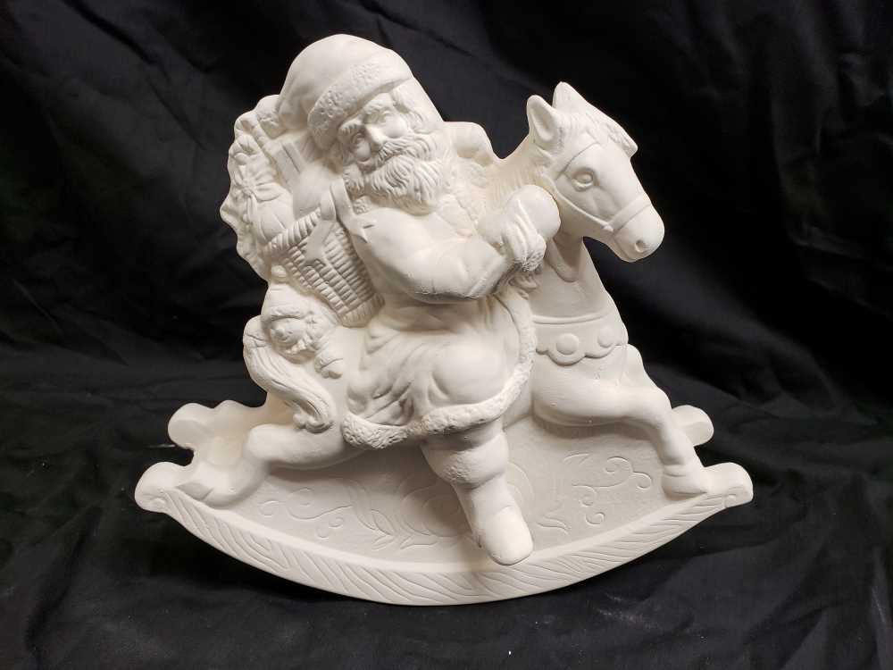 #6 Santa Rocking Horse 01-2 – Essex Ceramic Studio